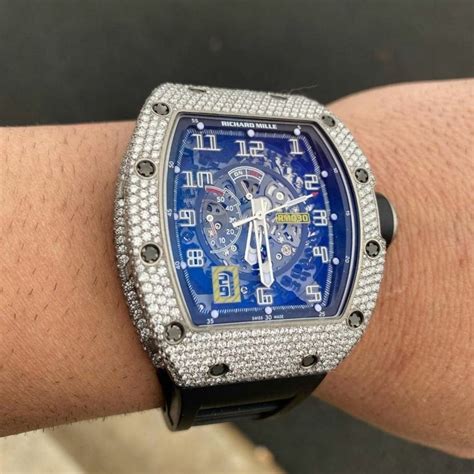 richard mille factory iced out|richard mille starting price.